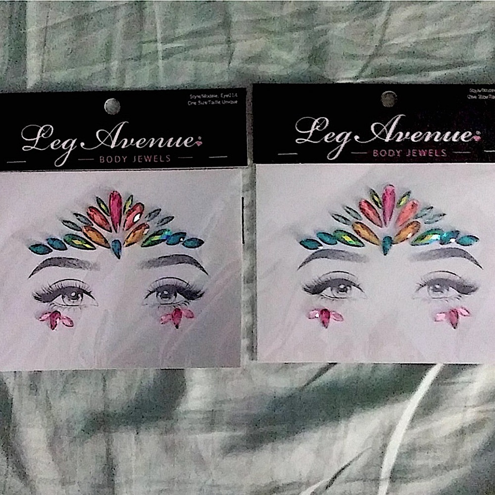 NWT Facial Body Jewels x2
